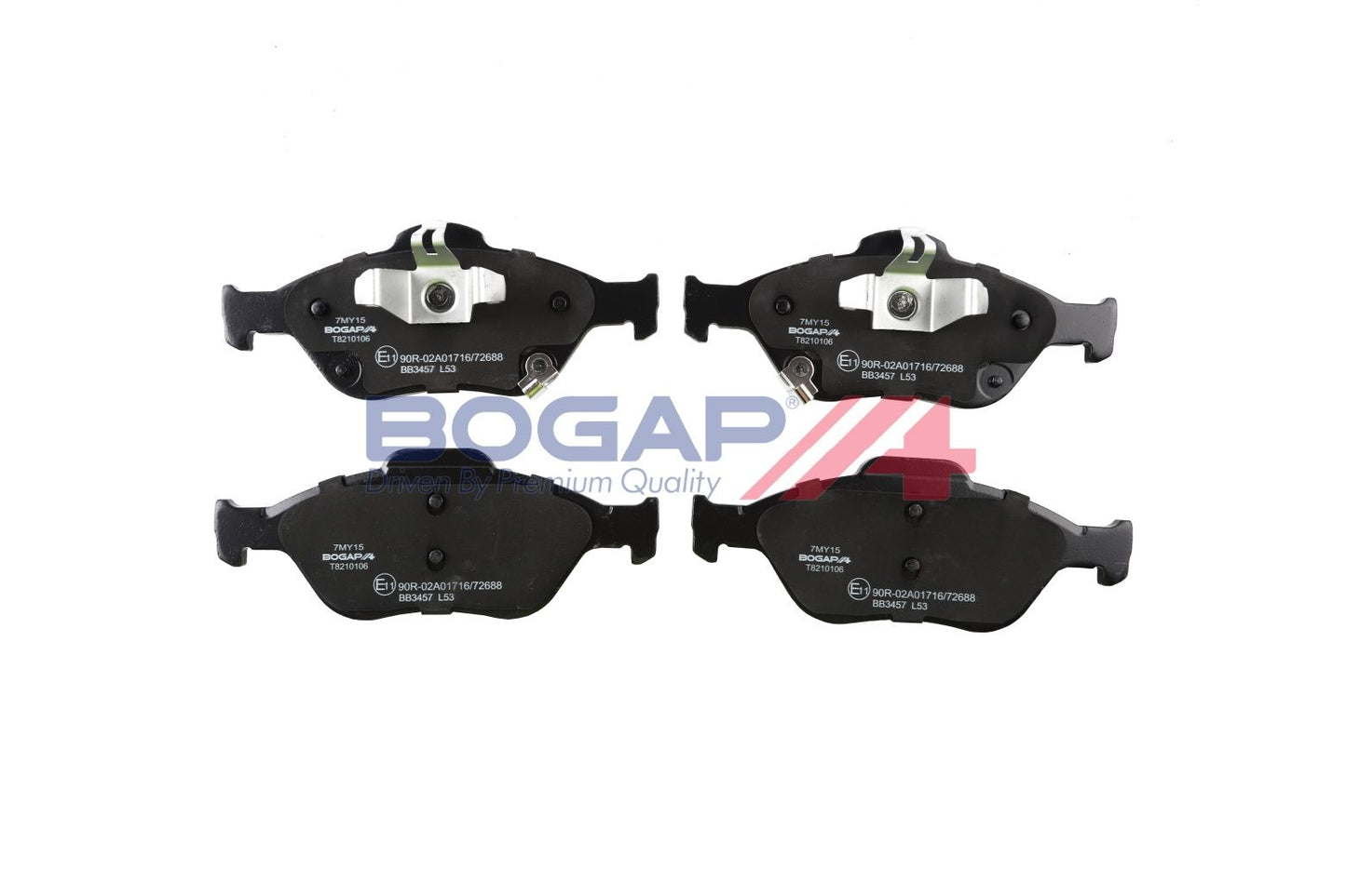 BOGAP T8210106 Brake Pad Set, Disc Brake | ML Performance Car Parts