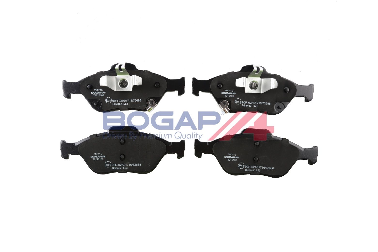 BOGAP T8210106 Brake Pad Set, Disc Brake | ML Performance Car Parts