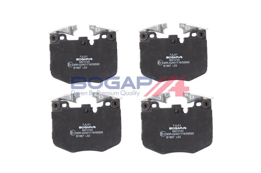 BOGAP B8210193 Brake Pad Set, Disc Brake | ML Performance Car Parts