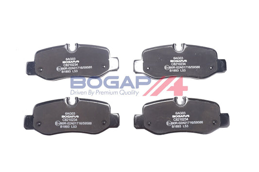 BOGAP C8210234 Brake Pad Set, Disc Brake | ML Performance Car Parts