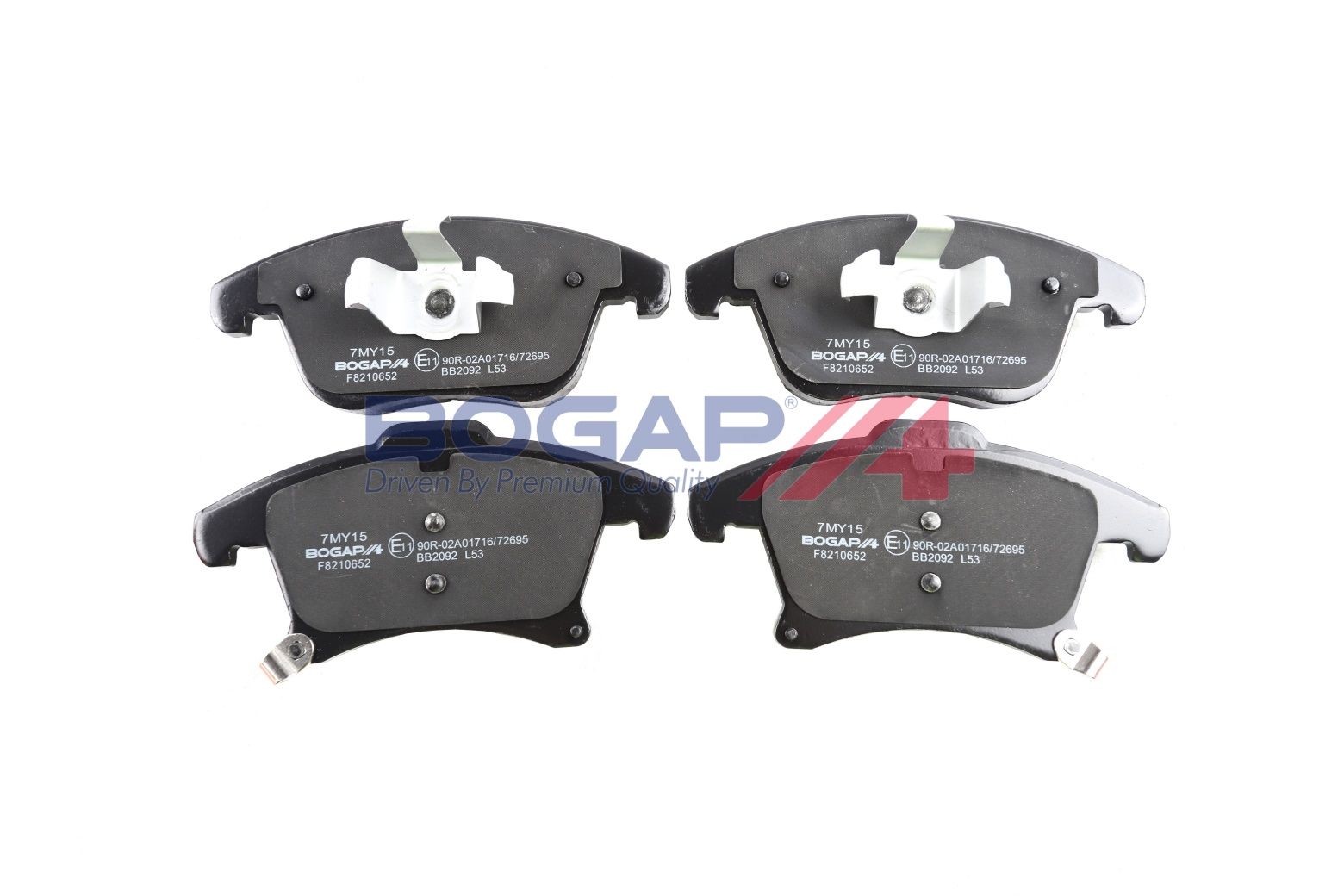 BOGAP F8210652 Brake Pad Set, Disc Brake | ML Performance Car Parts