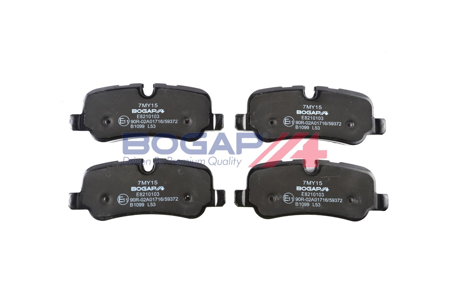 BOGAP E8210103 Brake Pad Set, Disc Brake | ML Performance Car Parts