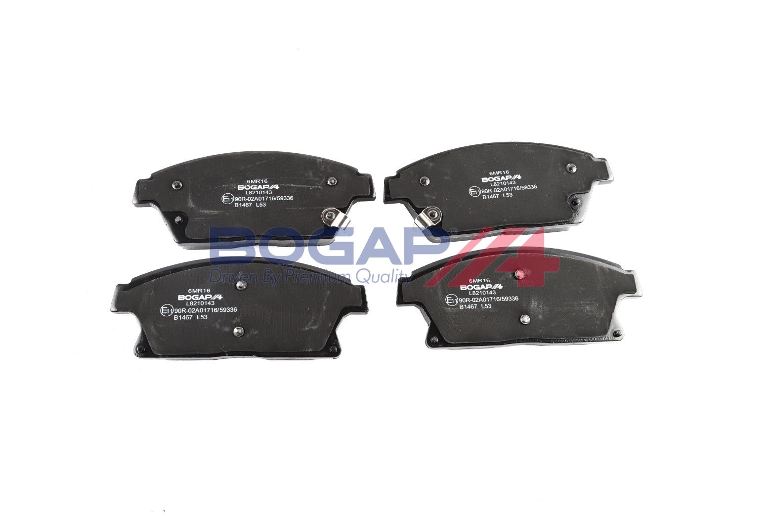 BOGAP L8210143 Brake Pad Set, Disc Brake | ML Performance Car Parts
