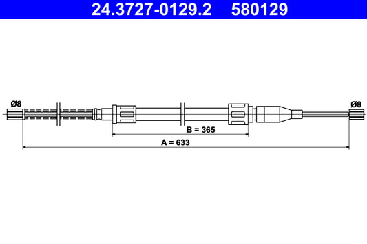 BOSCH 1987482326 Parking Brake Cable Pull