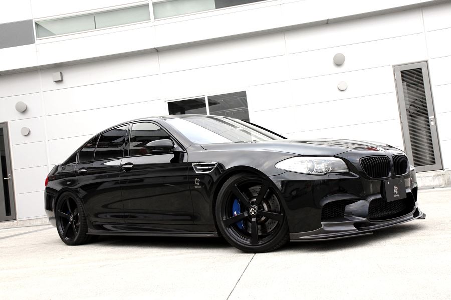 3D Design F10 M5 Matte Carbon Under Splitter Set