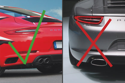 Capristo 02PO03903008 Porsche 991.1 Carrera/GTS Valved Exhaust (for PSE) 