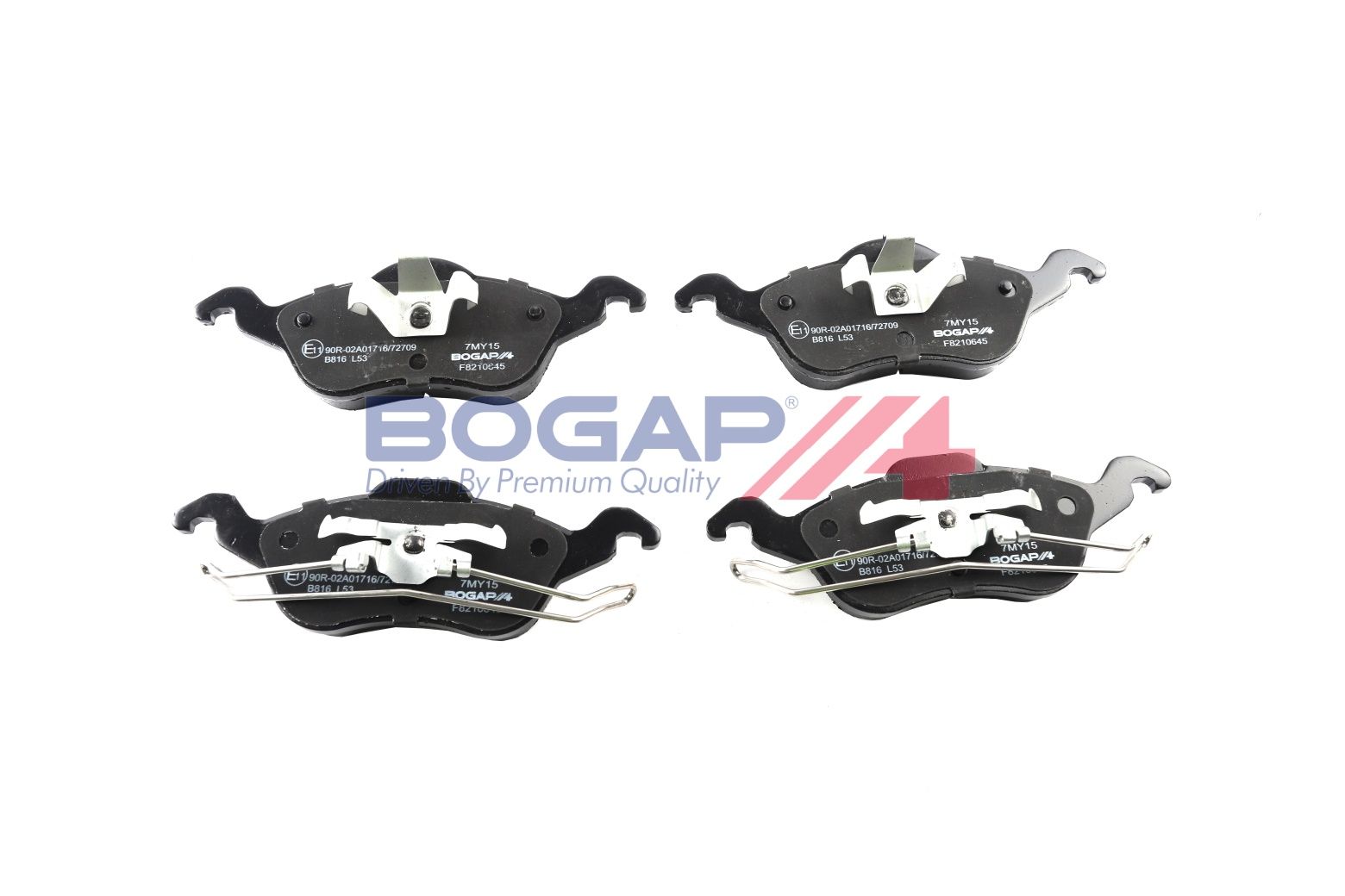 BOGAP F8210645 Brake Pad Set, Disc Brake | ML Performance Car Parts