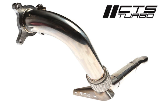 CTS Turbo CTS-EXH-DP-0003-CAT Turbo MK6 Golf R 2.0T, MK2 Audi TT Quattro/TT-S 2.0T, 8P A3 Quattro/S3 2.0T High Flow CAT Downpipe
