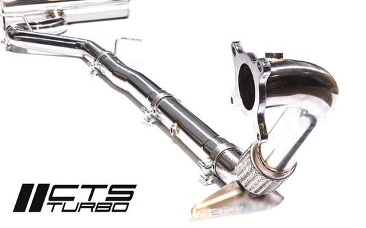 CTS Turbo CTS-EXH-TB-0010-CAT Turbo VW MK6 Golf R 3 Turbo Back Exhaust High-Flow Cat