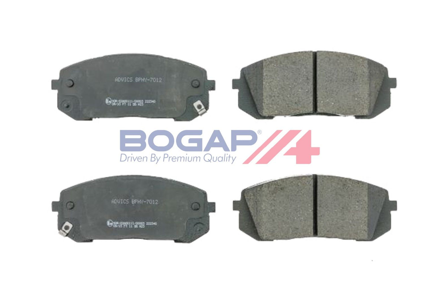 BOGAP Y8210266 Brake Pad Set, Disc Brake | ML Performance Car Parts