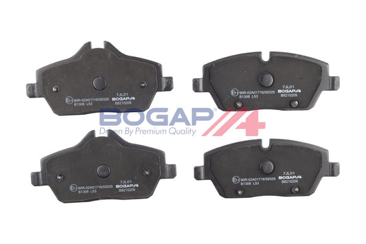 BOGAP B8210209 Brake Pad Set, Disc Brake | ML Performance Car Parts