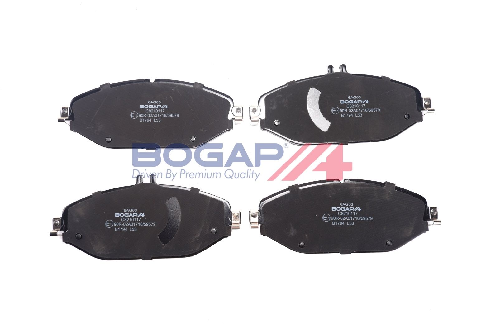 BOGAP C8210117 Brake Pad Set, Disc Brake | ML Performance Car Parts
