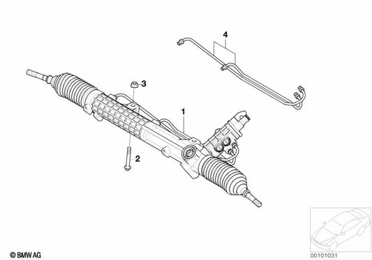 Genuine BMW 32135A0A110 Rp Hydraulic Steering Gear | ML Performance UK Car Parts