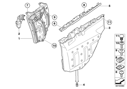 Genuine BMW 51377198049 Window Lifter Rear Left | ML Performance UK Car Parts