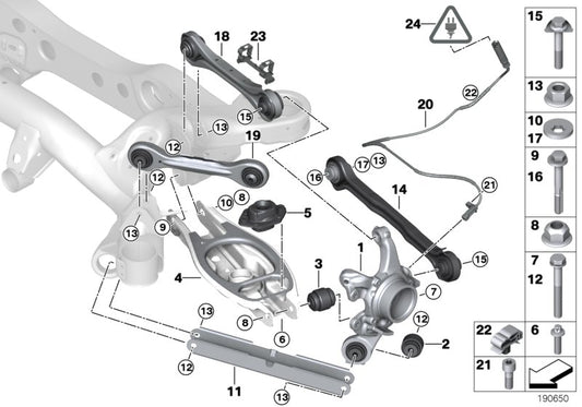 Genuine BMW 33322406292 Repair Kit For Wishbone VALUE LINE | ML Performance UK Car Parts