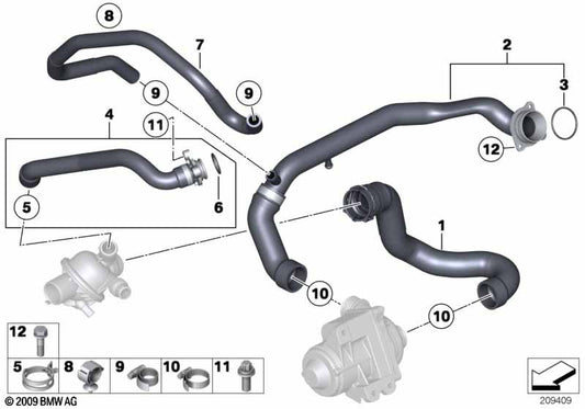 Genuine BMW 11537584630 Feed Line | ML Performance UK Car Parts