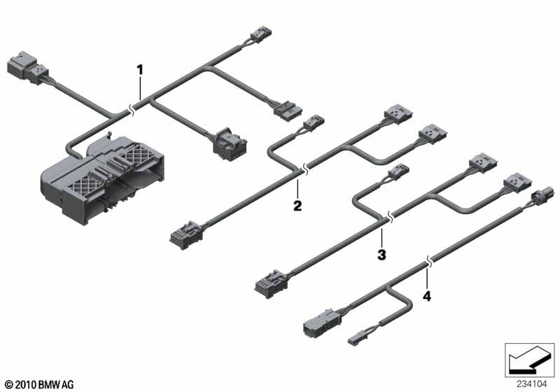 Genuine BMW 61129316663 Wiring Set Seat, Passenger'S Side | ML Performance UK Car Parts
