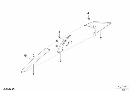 Genuine BMW 51438189311 Clip | ML Performance UK Car Parts