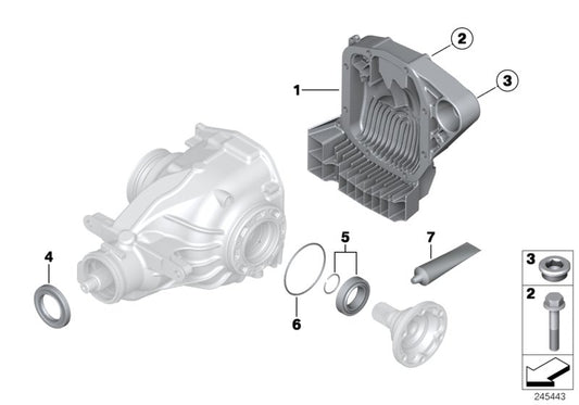 Genuine BMW 33121213949 Shaft Seal 50X80X9 | ML Performance UK Car Parts