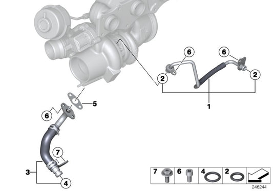 Genuine BMW 07119907330 O-Ring 10X2,5 | ML Performance UK Car Parts