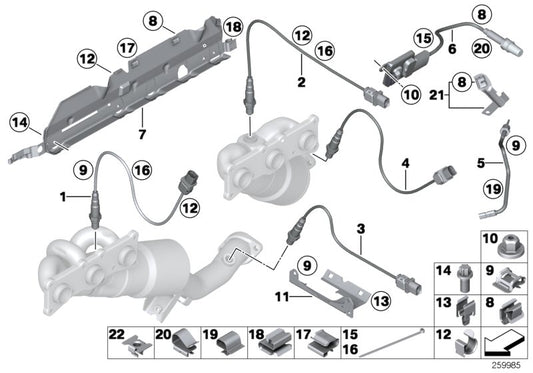 Genuine BMW 11787590402 Nox Sensor | ML Performance UK Car Parts