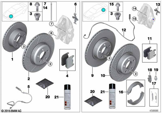 Genuine BMW 34216857152 Guide Pin | ML Performance UK Car Parts
