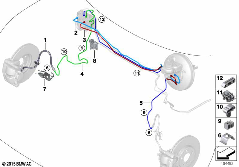 Genuine BMW 34306894453 Brake Hose Front | ML Performance UK Car Parts