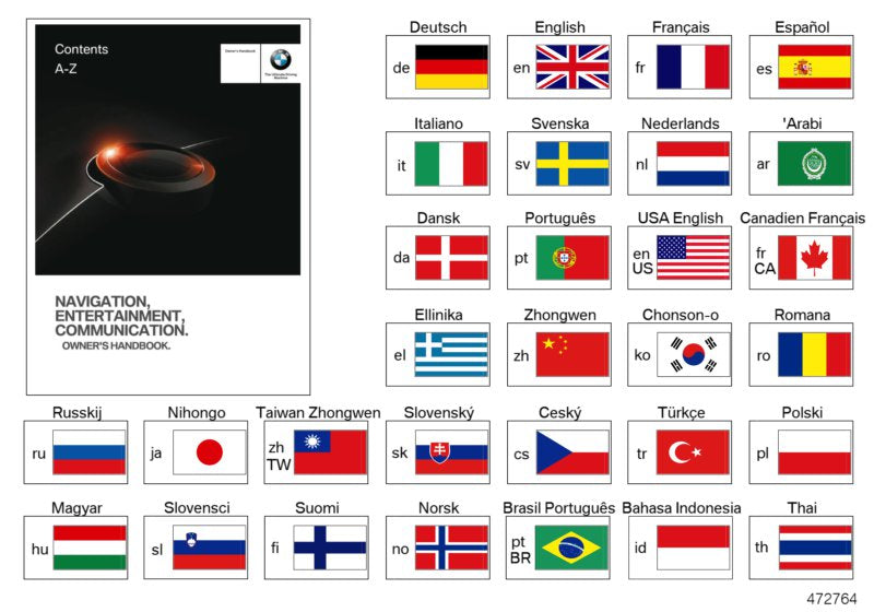 Genuine BMW 01402989653 Owner'S Manual For Infotainment EN | ML Performance UK Car Parts