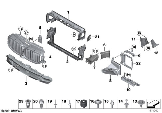 Genuine BMW 51747365631 Air Duct, Brake, Wheelhousing, Left | ML Performance UK Car Parts