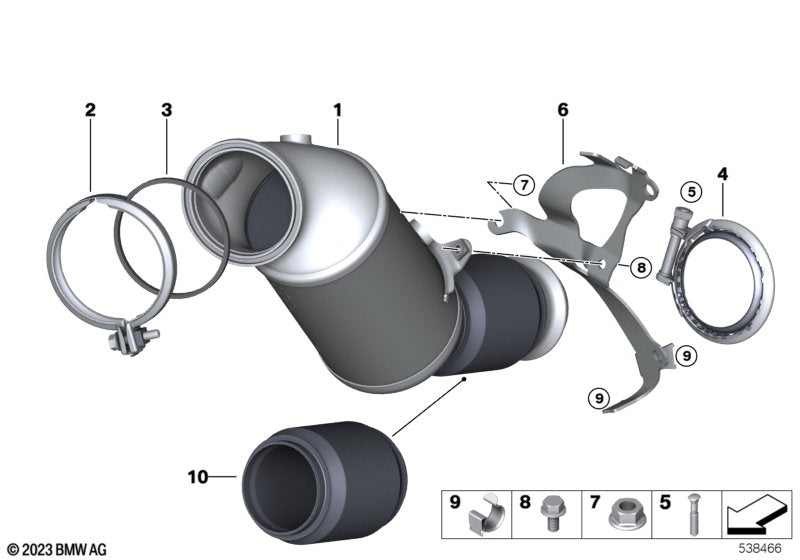 Genuine BMW 18329797597 Rp Catalytic Conv.Close To The Engine RDE II | ML Performance UK Car Parts