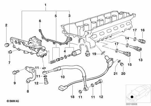 Genuine BMW 12141703221 Camshaft Position Sensor | ML Performance UK Car Parts
