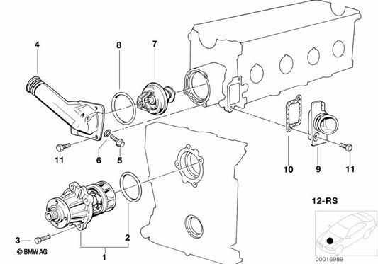 Genuine BMW 11141734794 Gasket Asbestos Free | ML Performance UK Car Parts