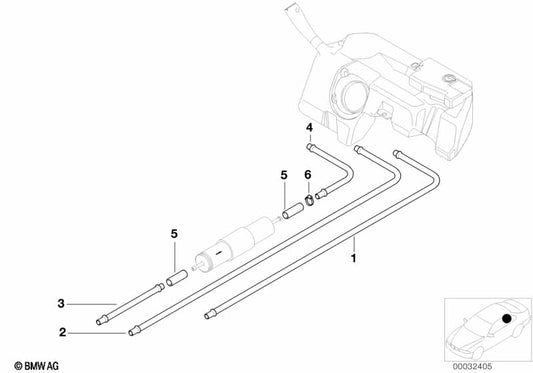 Genuine BMW 16121182790 Fuel Return Line | ML Performance UK Car Parts