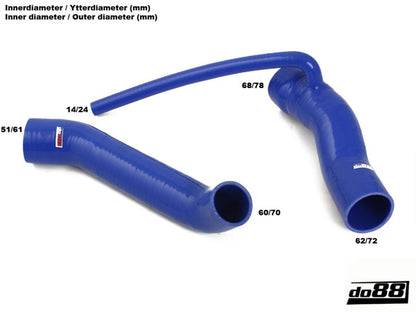 DO88 DO88-KIT106 Audi Quattro 10v 2.2 Turbo (see descr) Intercooler Hoses