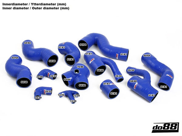 DO88 DO88-KIT109 Audi S4, A6 2.7 Bi Turbo (see descr) Intercooler Hose Kit