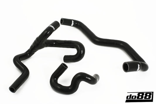 DO88 do88-kit121S SAAB 9-5 98-10 Heater hoses for cars with water valve Black