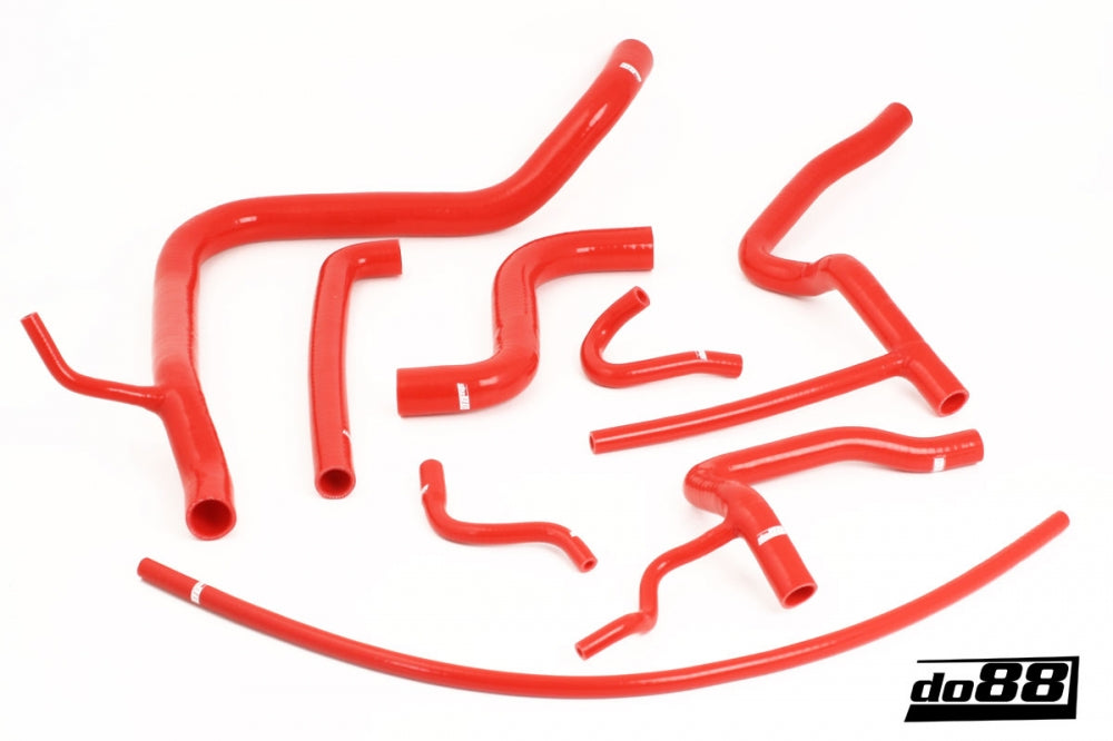 DO88 do88-kit131R SAAB 900 Turbo T8 1981-1989 Coolant hoses Red