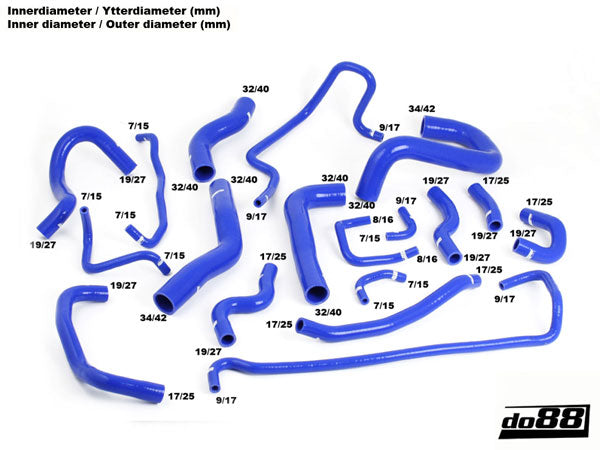 DO88 DO88-KIT140 Mazda Miata MX5 NC 2006 to 2015 Coolant Hose Kit