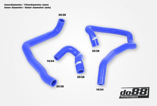 DO88 KIT189 Coolant Hoses Auxiliary Radiator RH