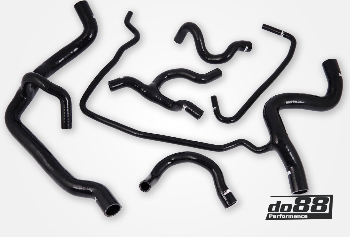 DO88 do88-kit217S SAAB 9-5 2.0T Turbo4 / Turbo4 BioPower 2010-2011 Coolant hoses Black