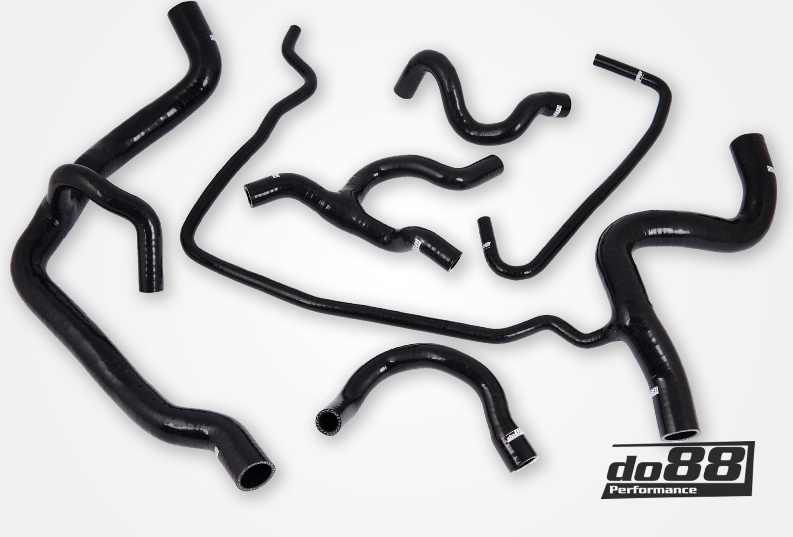 DO88 do88-kit217S SAAB 9-5 2.0T Turbo4 / Turbo4 BioPower 2010-2011 Coolant hoses Black