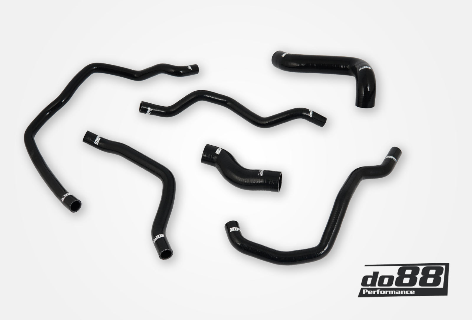 DO88 do88-kit219S BMW 320 323 325 328 330 E46 Coolant hoses Black