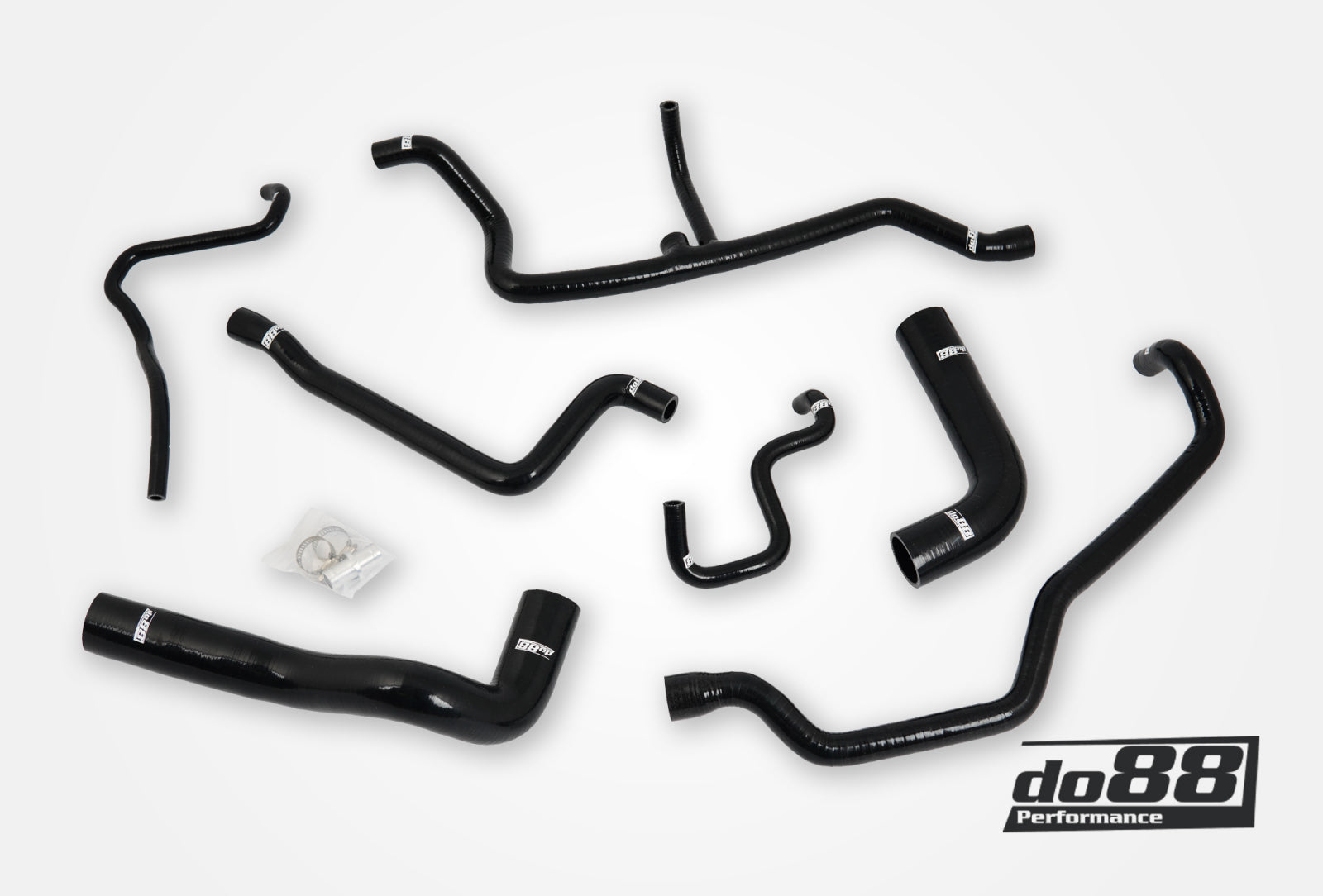 DO88 do88-kit221S BMW 525i 525ix E34 Coolant hoses Black