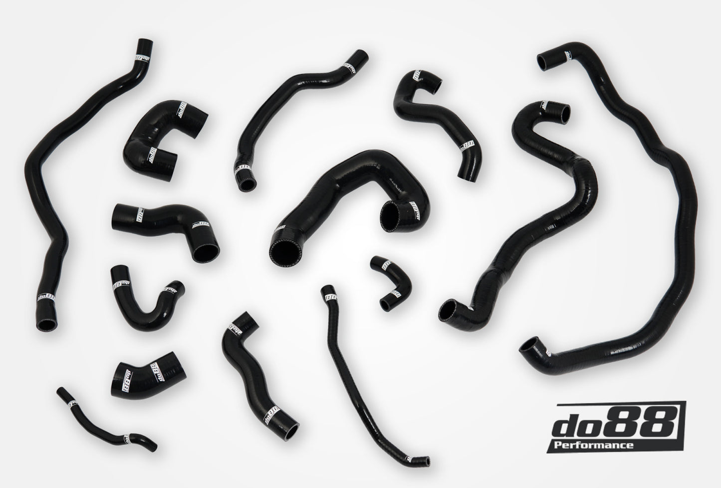 DO88 do88-kit222S BMW 135i 335i E82 E90 (N54) Coolant hoses Black