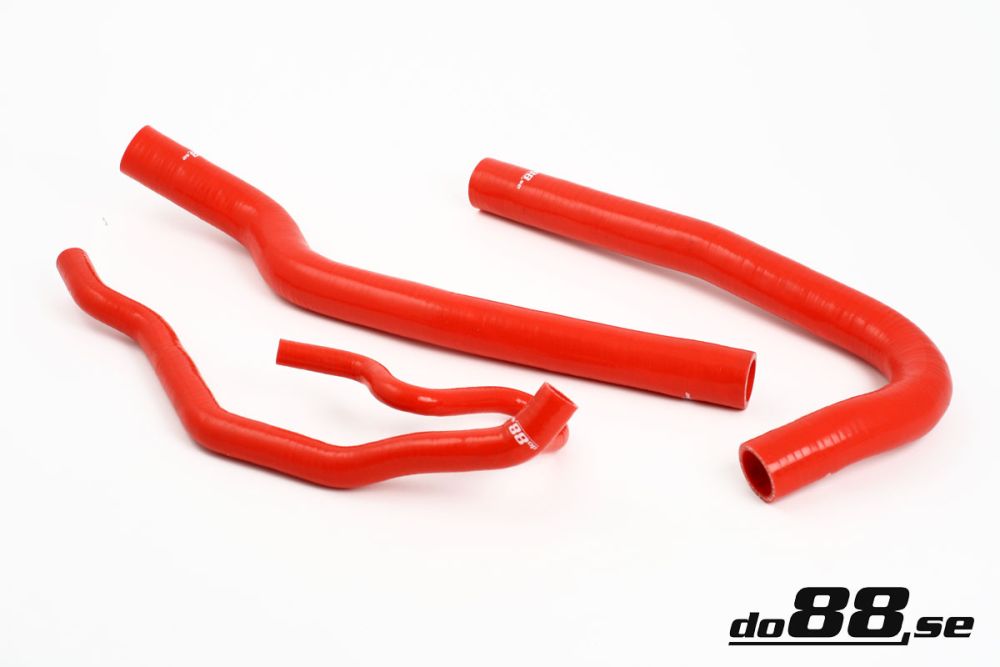 DO88 do88-kit25R Volvo 740/940 (with T5 engine) Coolant hoses Red