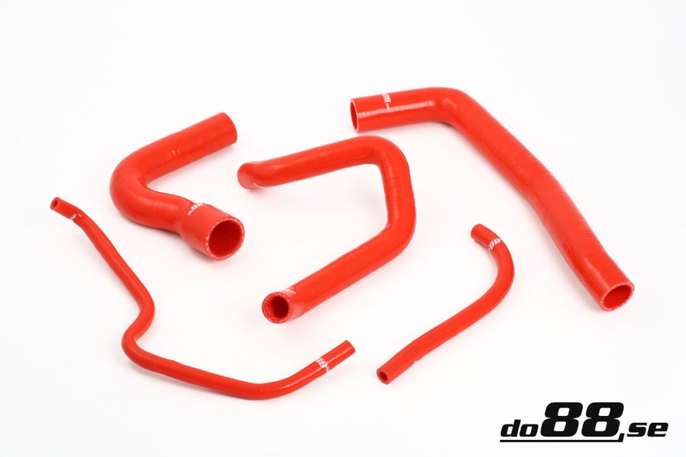 DO88 do88-kit32R SAAB 9000 Turbo 86-90 Coolant hoses Red