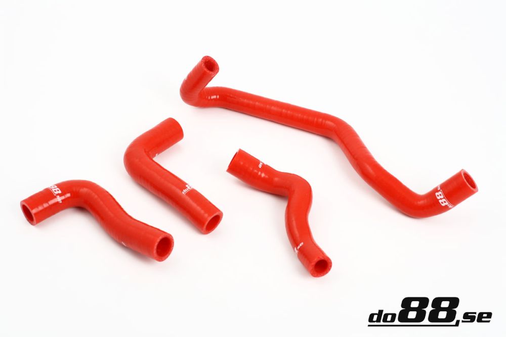 DO88 do88-kit39R Volvo C30/C70/S40/V50 Turbo 04-13 Heater hoses Red