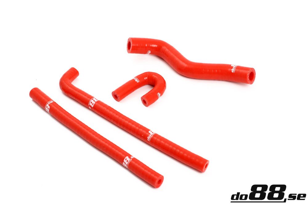 DO88 do88-kit3R SAAB 9-3 2.0T 2003- Solenoid valve & crankvent hoses Red