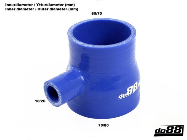 DO88 DO88-KIT53-4 Audi S2, RS2, Ur-Quattro 2.2T (see descr) Throttle Body Hose