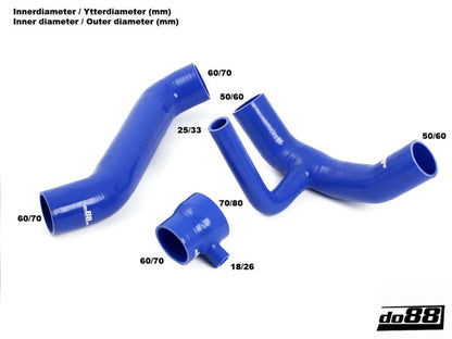DO88 DO88-KIT53-ABY Audi S2, RS2 1992 1996 2.2T (230bhp/316bhp) Intercooler Hose Kit